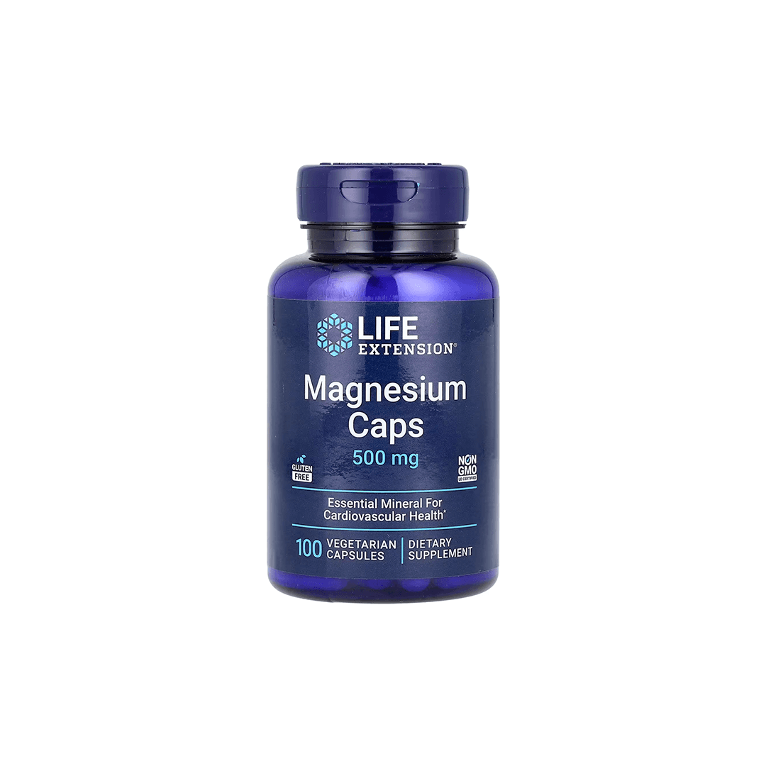 Magnesium Caps 500 mg 100 Vegetarian Capsules
