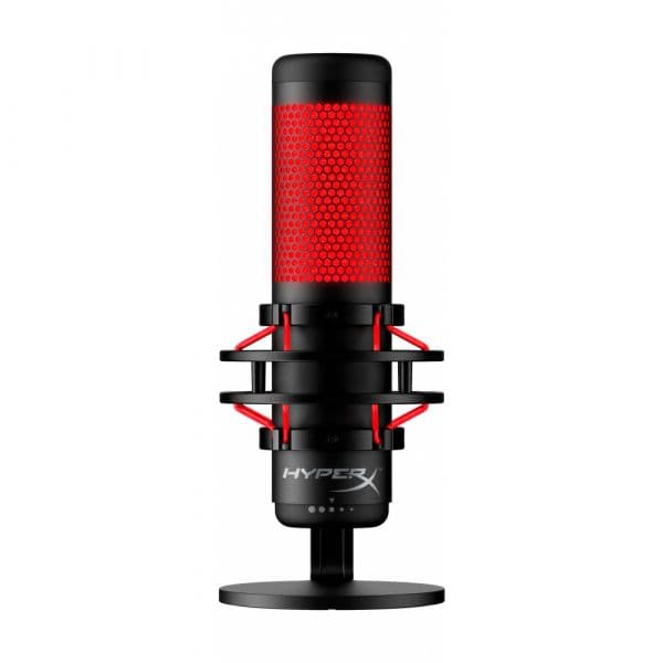 HyperX Quadcast Microfone de Condensador Gaming PC/MAC/PS4