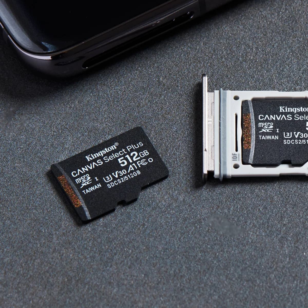 Kingston 512GB MicroSDXC Canvas Select Plus Class10 UHS-I + Adapter - SDCS2/512GB