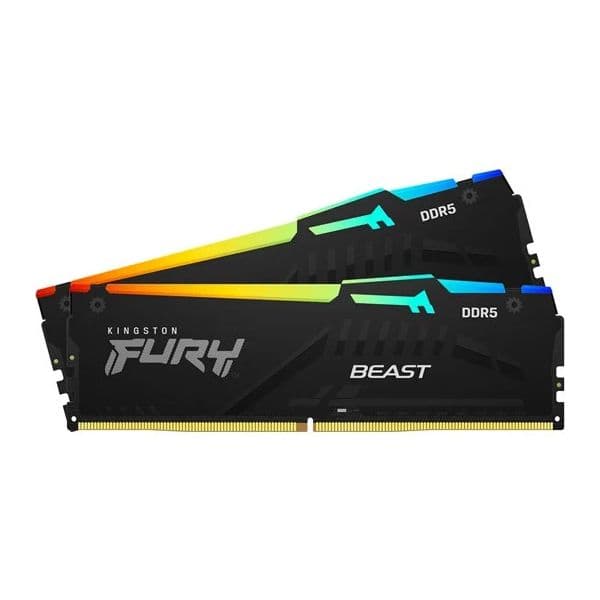 Memória RAM Kingston_valueram 16GB 5600MT/S DDR5 CL40 Dimm (kit of 2) Fury Beast Rgb