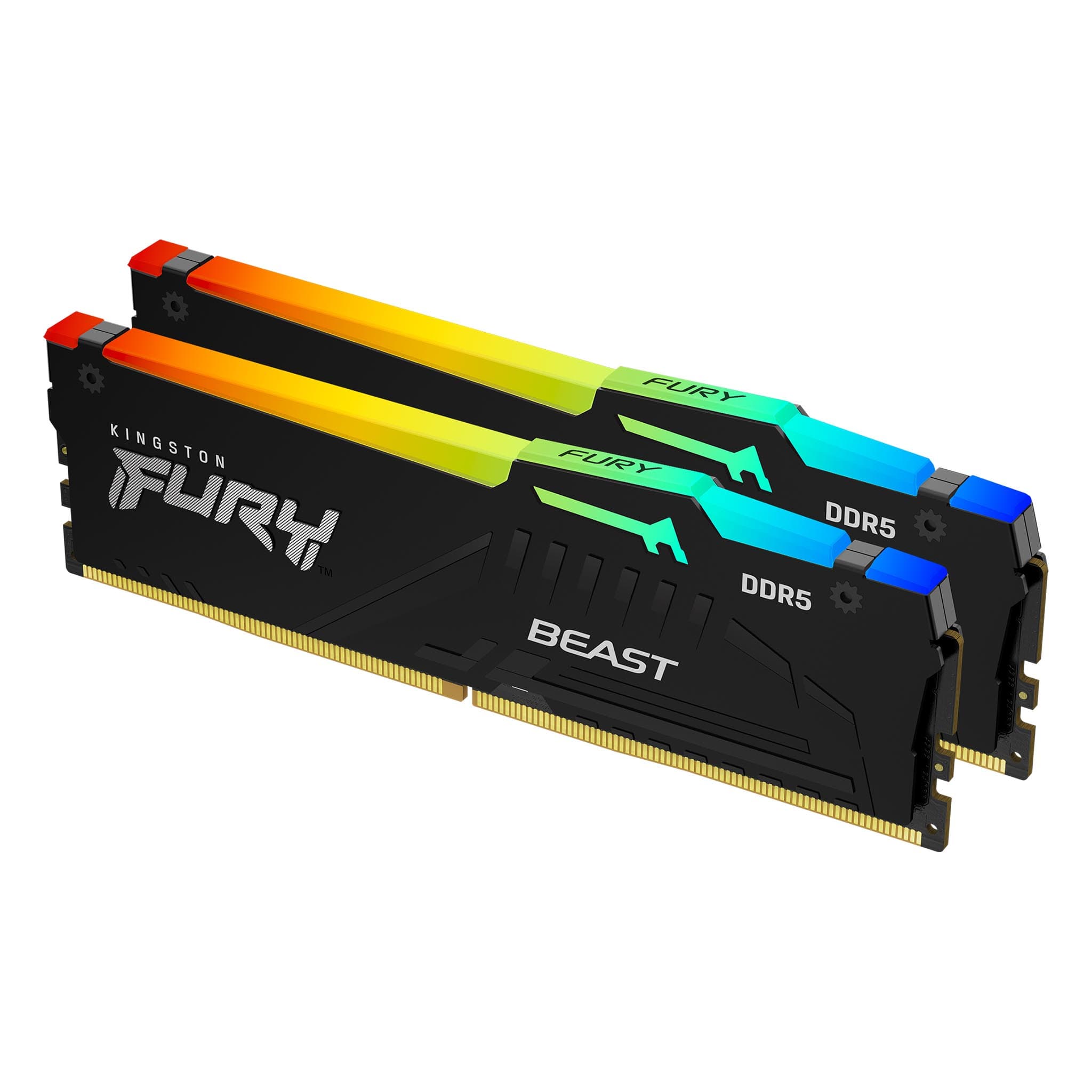 Memória RAM Kingston_valueram 16GB 5600MT/S DDR5 CL40 Dimm (kit of 2) Fury Beast Rgb