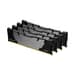 Memória RAM Kingston 4x 16GB (64GB) DDR4 CL16 3600Mhz 2Rx8 Fury Renegade Preta - KF436C16RB12K4/64