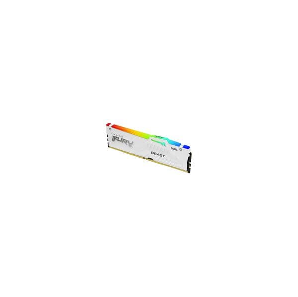Memória RAM Kingston FURY Beast White RGB 16GB DDR5 6400MHz EXPO