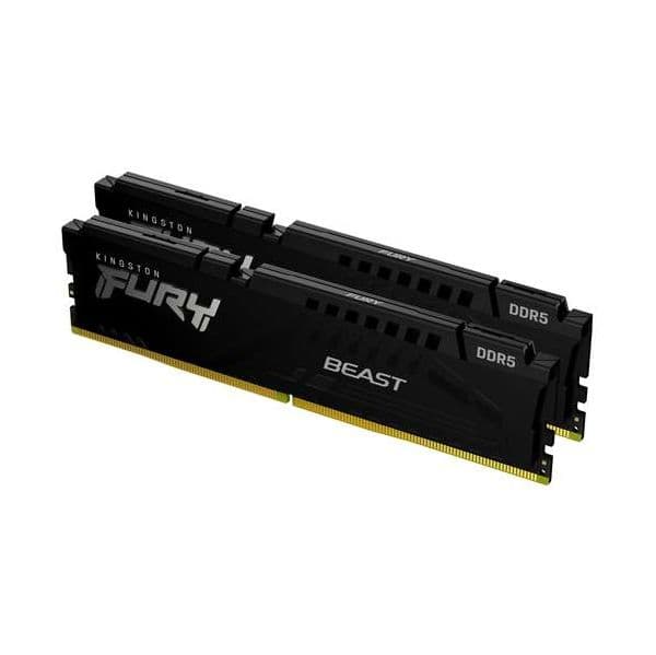 Memória RAM Kingston FURY Beast 64GB 2 x 32GB DDR5 CL30 6000MHz