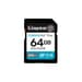 Kingston 64GB SDXC Canvas Go! Plus Classe 10 UHS-I U3 V30