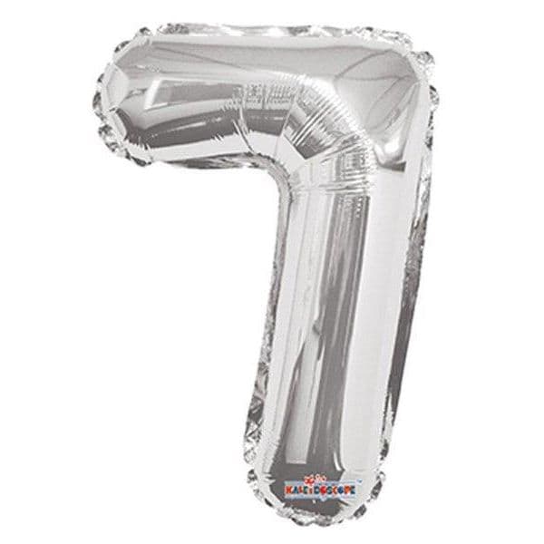 Kaleidoscope Balão Foil 14'' nº 7 Prateado - 140035014