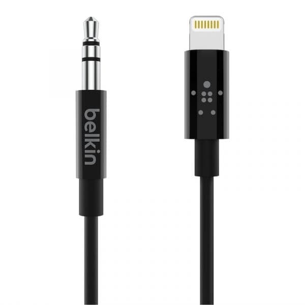Belkin Cabo Lightning to jack 3,5m 0,90m - AV10172BT03-BLK