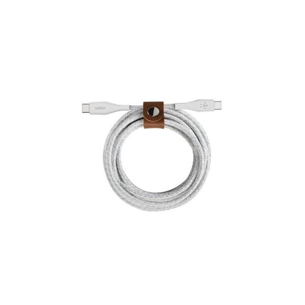 Belkin Duratek Plus Usb-c/usb-c 1,2m, Branco - F8J241bt04-WHT