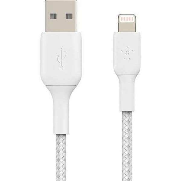 Belkin Cabo Belkin BOOST CHARGE Lightning USB-A branco de 3 metros White