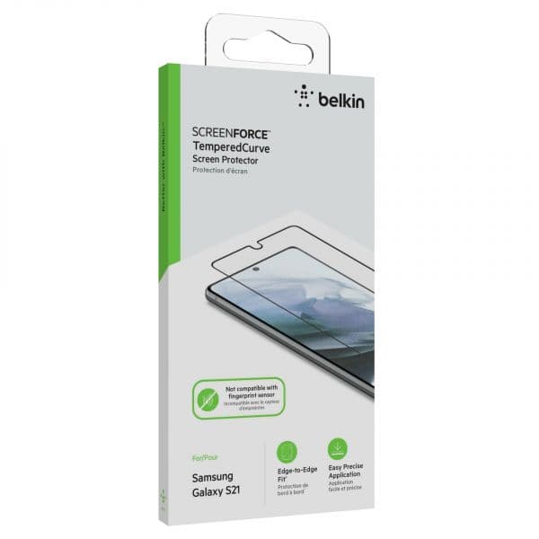 Belkin Protector de Ecrã ScreenForce para Samsung Galaxy S21 Clear