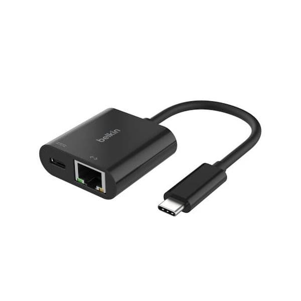 Belkin Adaptador Ethernet USB-C INC019btBK 100W PD Preto