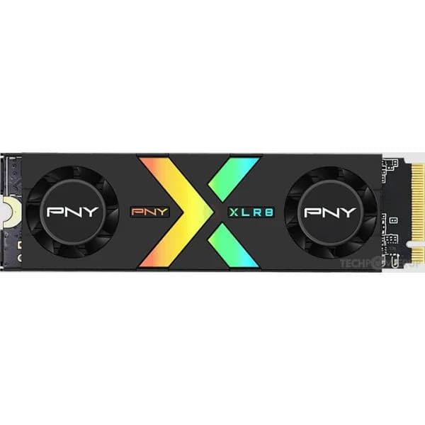 SSD PNY M.2 PCIe 4.0 Gen 5 NVMe PNY 2TB CS3150 RGB Heat-12.000R/11.000W - M280CS3150XHS-2TB-RB