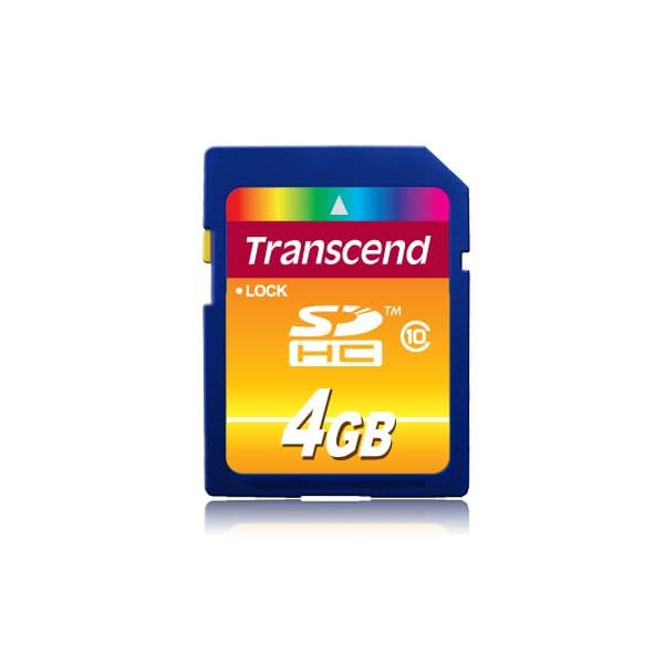 Transcend 4GB SD Class 10 - TS4GSDHC10