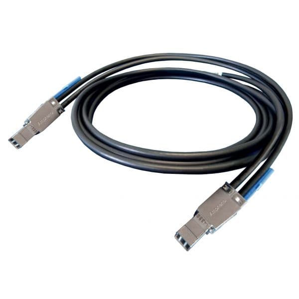 Chipsite 2282600-R Cabo Externo SAS SFF8644 para SFF8644 12 Gbit/s 2m Preto