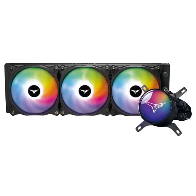 DISSIPADOR LIQUIDO TEAM GROUP T-FORCE SIREN GD360E ARGB PRETO
