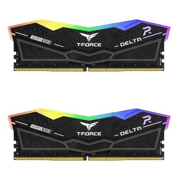 Memória RAM Teamgroup 32GB T-Force Delta RGB DDR5 6000MHz 64GB 2x32GB CL38