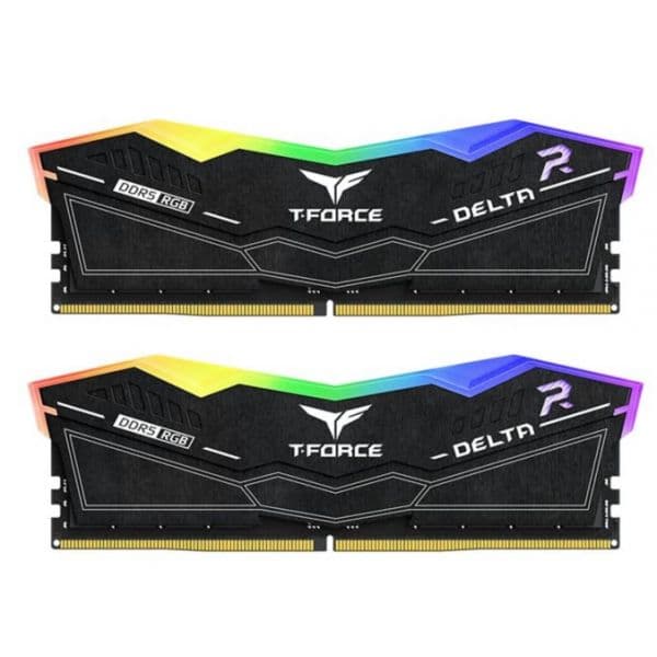 Memória RAM TeamGroup T-FORCE DELTA RGB 16GB DDR5 6000MT/s CL38 Black