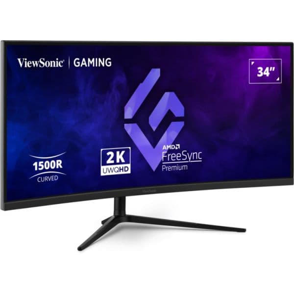 Monitor ViewSonic 34" VX3418C-2K UWQHD 180Hz 1ms HDR10 FreeSync Premium Curvo
