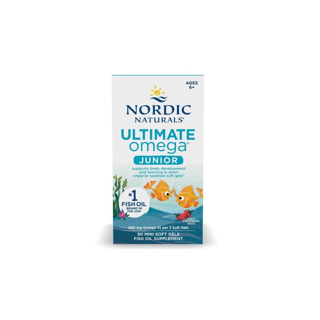 Ultimate Omega Junior 90 Mini Soft Gels Strawberry Taste