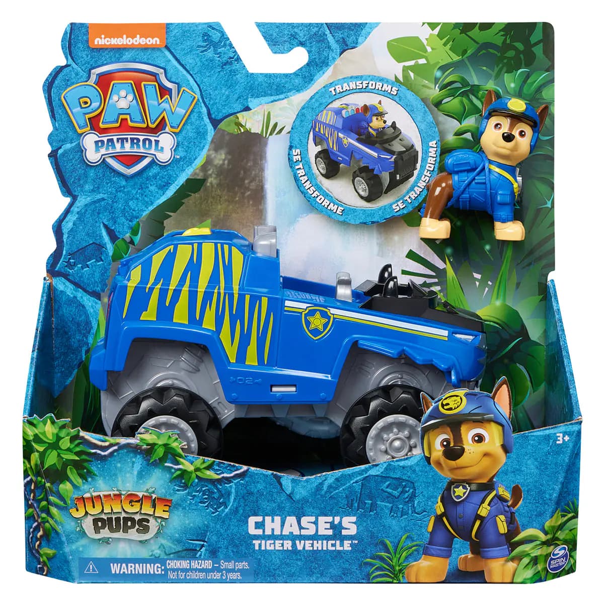Spin Master Patrulha Pata: Jungle Pups Veículo Tigre do Chase