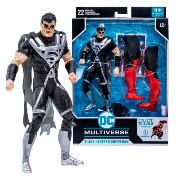 McFarlane Toys Black Lantern Superman Multiverse Dc Comics 17 Cm
