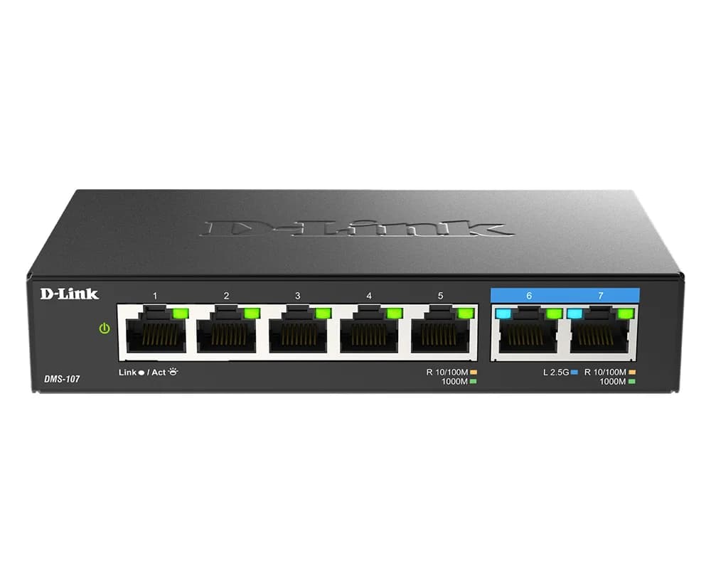 D-Link 7-Port Multi-Gigabit Unmanaged