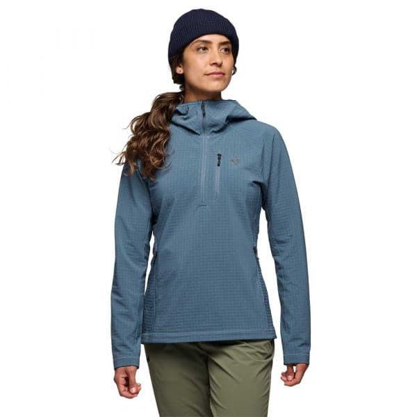 Black Diamond Coefficient Storm Full Zip Sweatshirt Azul M Mulher