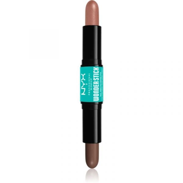 Nyx Professional Makeup Wonder Stick Dual Face Lift Barra Duplo Contorno Tom 03 Light Medium 2x4g