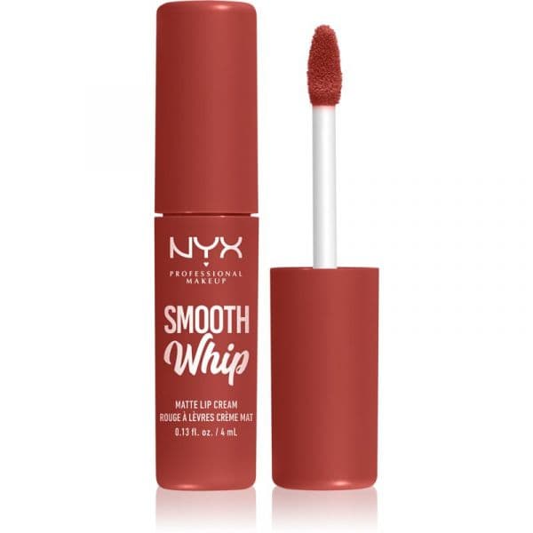 NYX Professional Makeup Smooth Whip Matte Lip Cream Batom com Efeito Aveludado Tom 03 Latte Foam 4 ml