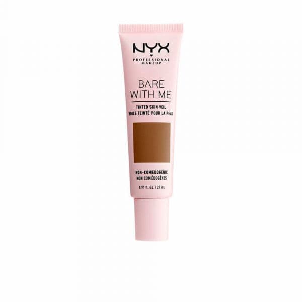 Nyx Bare With Me Tinted Skin Veil Base Leve Tom 09 Deep Sable 27ml