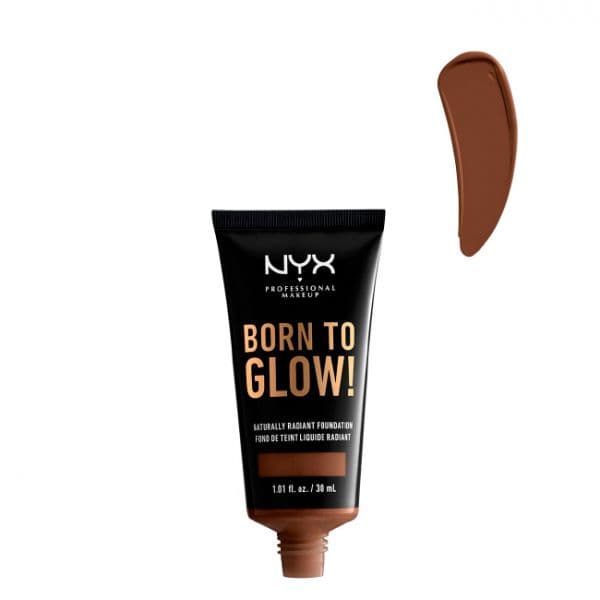 Nyx Born To Glow Base Líquida Iluminadora Tom Deep Rich 30ml