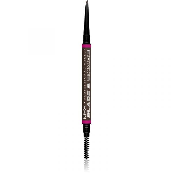 Nyx Blade & Shade Lápis de Sobrancelhas com Escova Tom Ash Brown 0.06 0.06g