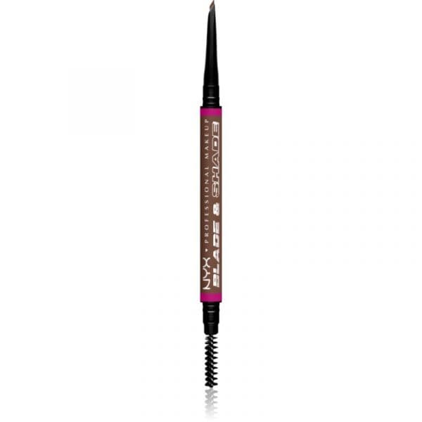 Nyx Blade & Shade Lápis de Sobrancelhas com Escova Tom 08 Chocolate 0.06g
