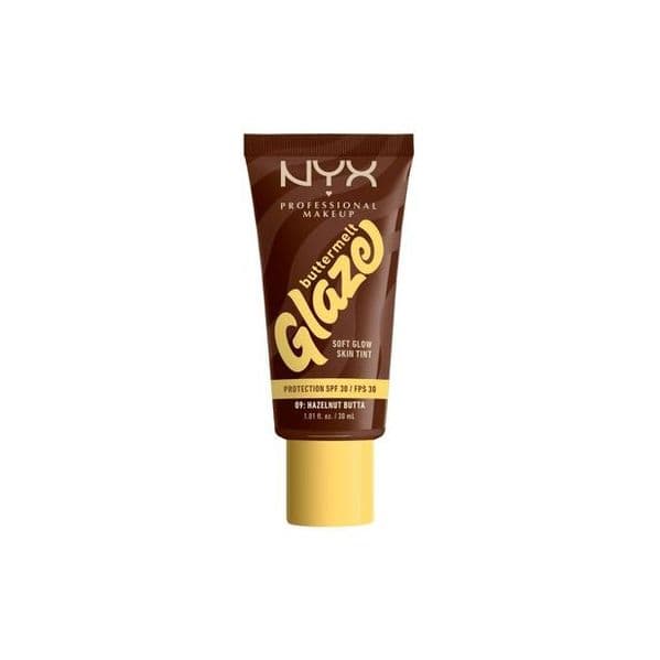 Nyx Professional Makeup Buttermelt Glaze Soft Glow Skin Tint SPF30 Tom Hazelnut Butta