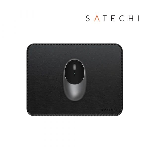 Satechi Premium Mouse Pad 9.8"x7.5" Vegan Leather Black