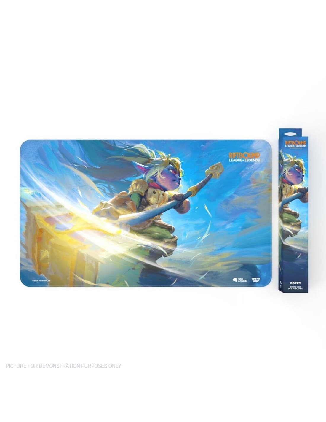 RFT LOL TCG: Unleashed Playmat Poppy Keeper of the Hammer