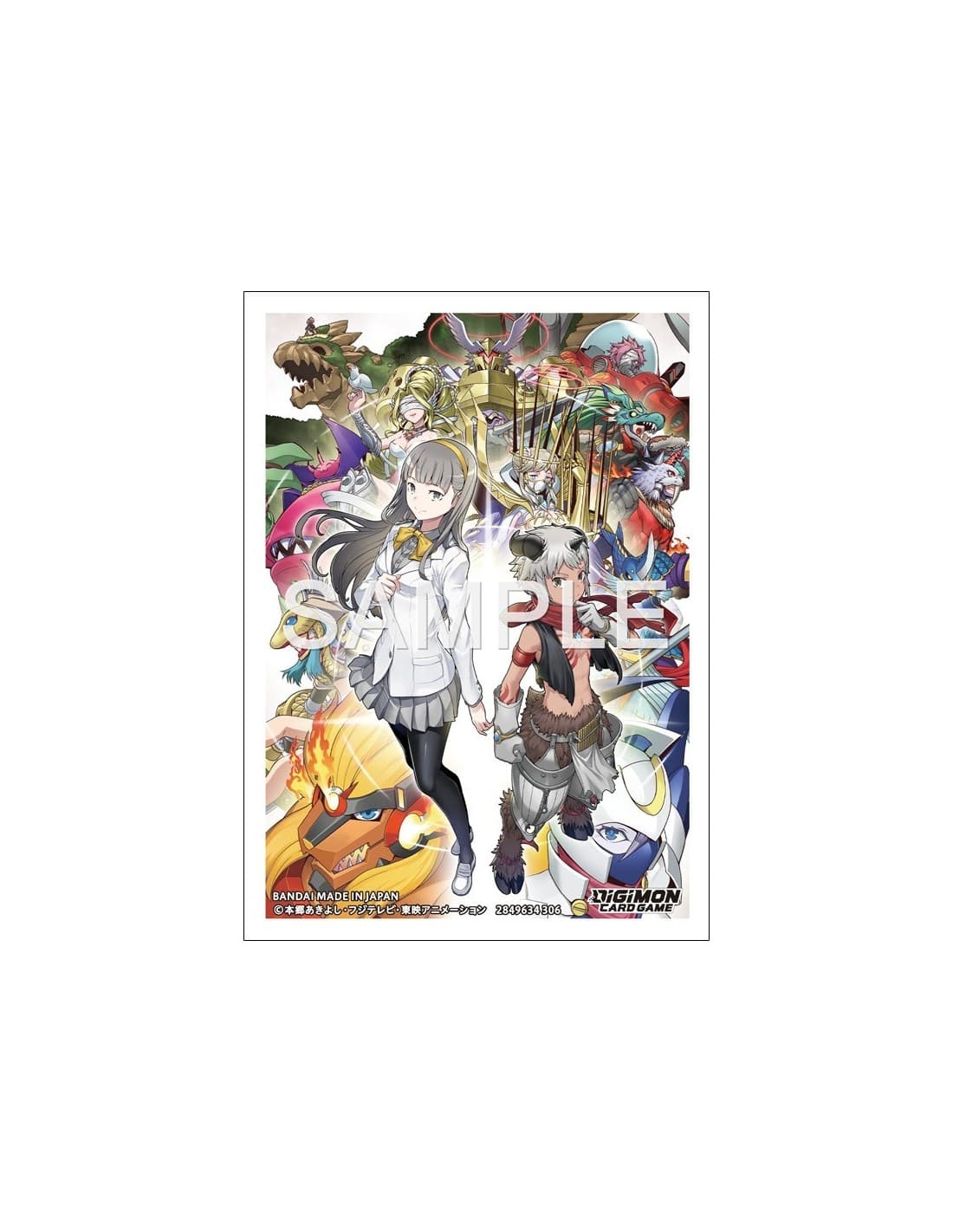Digimon Card Game Official Sleeves Inori Misono & Aegiomon