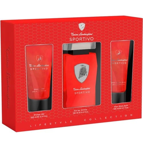 Sportivo Gift set EDT 125 ml, shower gel 100 ml and After Shave Balsam (after shave balm) 100 ml