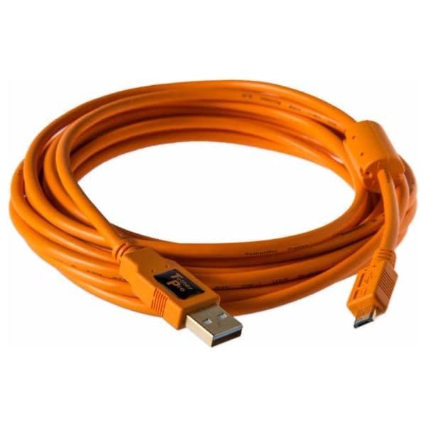 Tether Tools Cabo USB 2.0 4.5M Micro-B Para Sony Orange - CU5430ORG