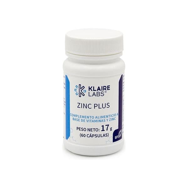 Klaire Labs Zinco Plus 60 Cápsulas