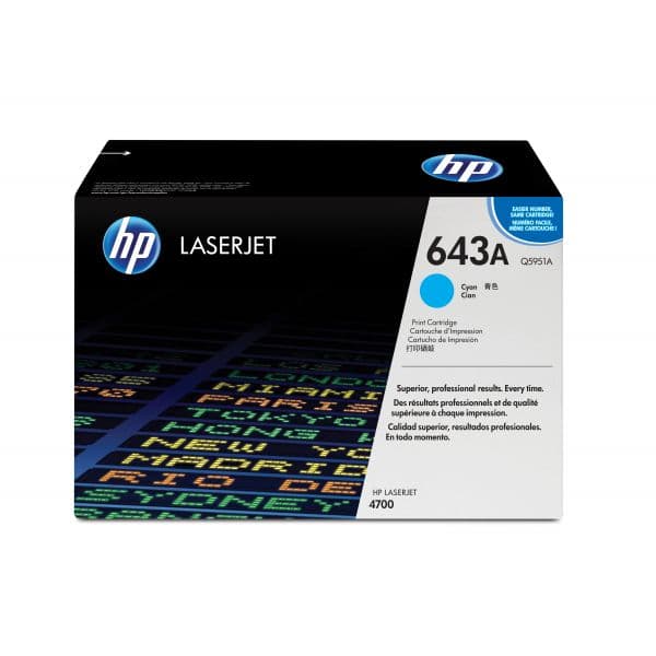 Tinteiro HP 643A Q5951A Cyan