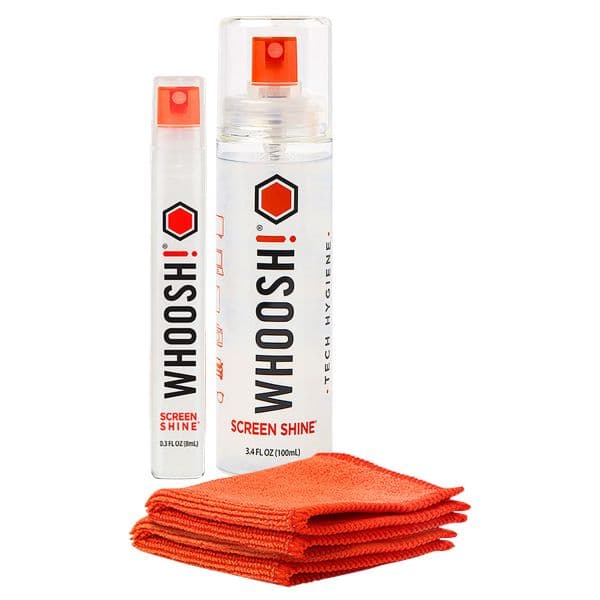 Whoosh! Screen Shine Duo Spray Limpeza Ecrãs Antimicrobiano 100ml + 8ml
