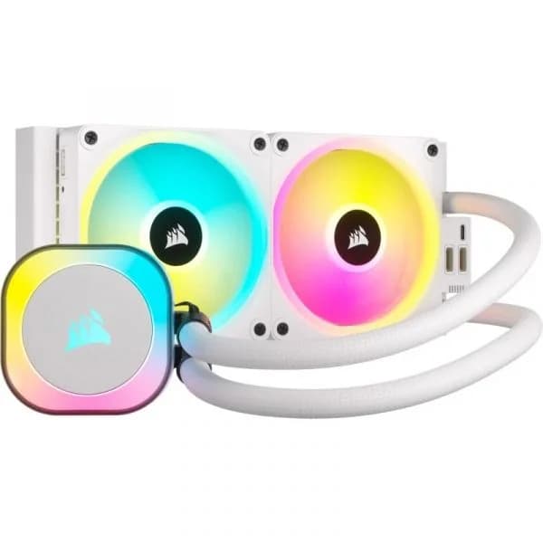 Water Cooler Corsair iCUE LINK H100i RGB 240mm Branco - CW-9061005-WW