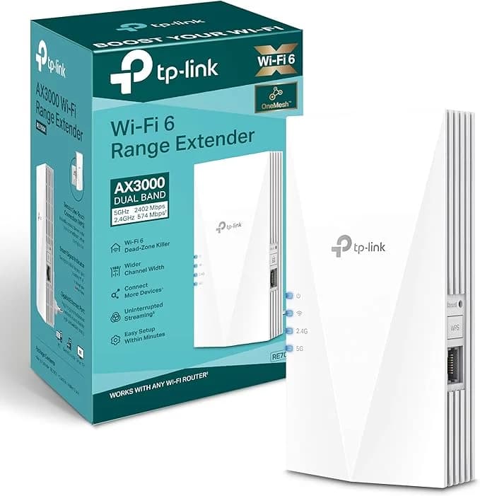 TP-Link RE700X Repetidor WiFi 6 Mesh AX3000