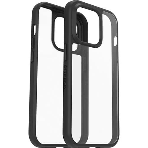 Capa React Series Otterbox Antibacteriana para Apple iPhone 14 Pro - Transparente e Preto