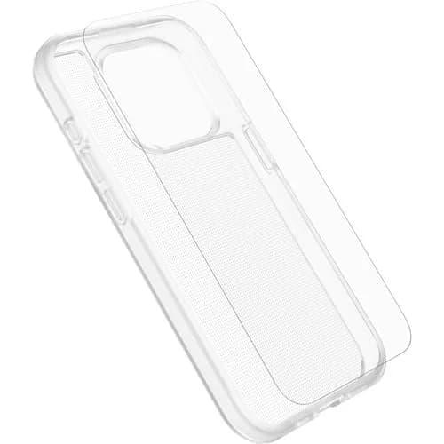 Capa Otterbox React + Película de Vidro Temperado para iPhone 15 Pro - Transparente