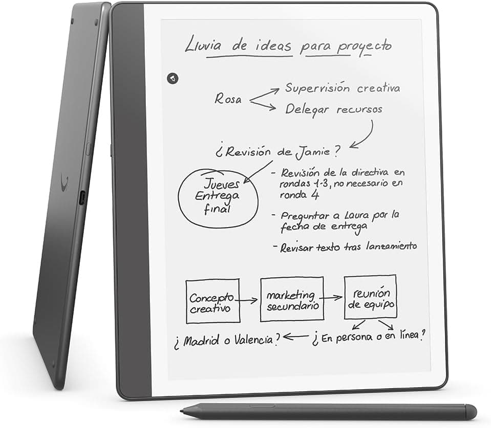 Leitor E-book Amazon Kindle Scribe 2024 Paperwhite 16 GB + Lápis Premium Cinzento