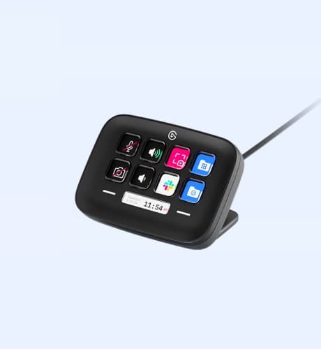 Elgato Stream Deck Neo Controlador com 8 Botões e LCD Preto