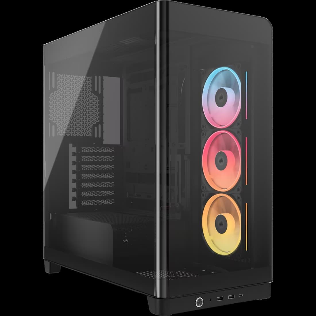 Corsair 4500X LX-R RGB Midi Tower ATX com Vidro Temperado, 2x 140mm e USB-C Preta