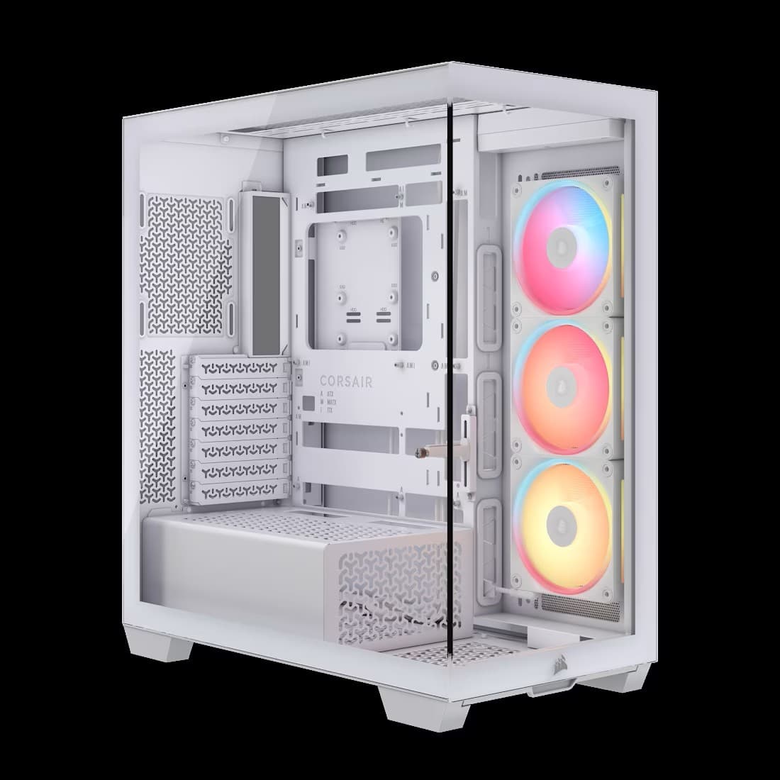 Corsair 3500X LX-R RGB E-ATX com Vidro Temperado, 3x Ventoinhas e Gestão Avançada de Cabos Branca